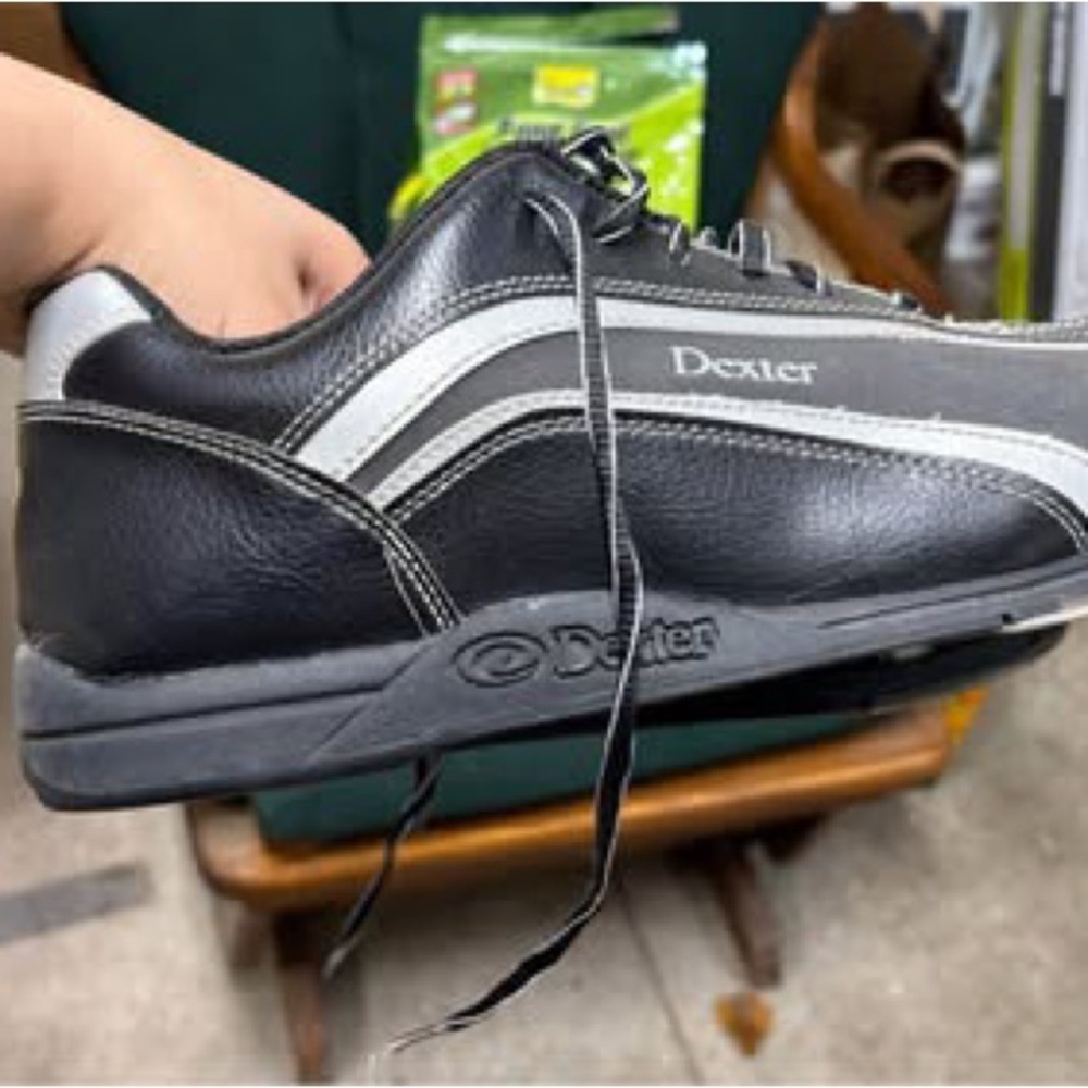 Dexter Black and Gray Athletic Bowling Shoes